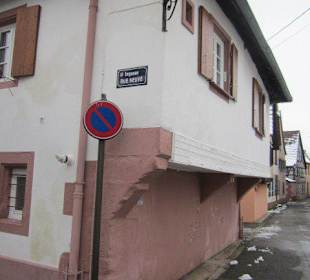 Altstadt Wissembourg im Winter