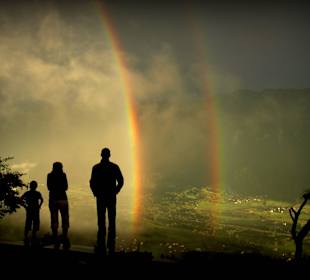 Abenddämmerung am Berg