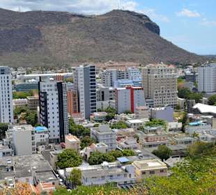 Blick über Port Louis von der Zitadelle aus
