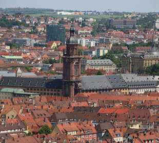 Blick auf die Altstadt von Würzburg