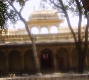 Im inneren Garten des City Palace