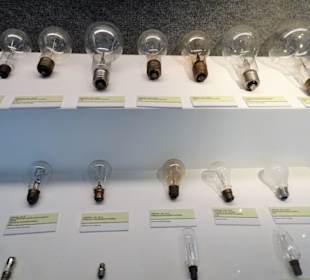 Sammlung von Glühlampen