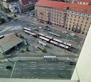 Blick Hauptbahnhofplatz