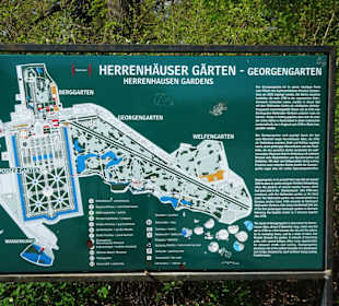 Plan des Georgengartens
