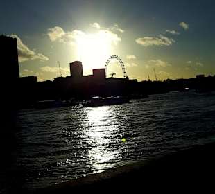 Ansicht auf London Eye