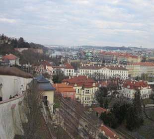 Blick vom Hradschin zur Stadt