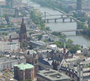 Blick auf Frankfurt