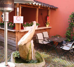 Gastronomiebereich Raucherlounge