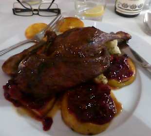 Restaurant Pędzący Królik - leckere Ente