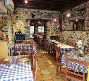 Restaurant in der Altstadt von Villefranche