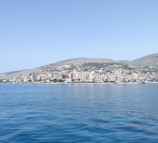 Saranda ( Albanien  ) in Sicht