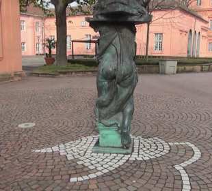 Brunnen "Rastatter Rätsel" von Jürgen Goertz Rasta
