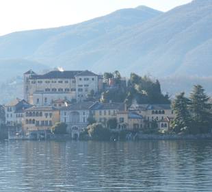 Insel im Ortasee bei Orta