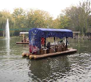 See mit Geisterschiff im Europapark