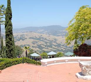 Die Aussicht vom Hearst Castle