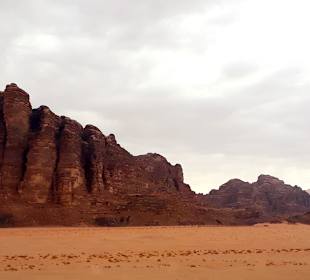 Wüstenlandschaft Wadi Rum