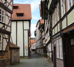 Enge Gassen, prächtiges Fachwerk