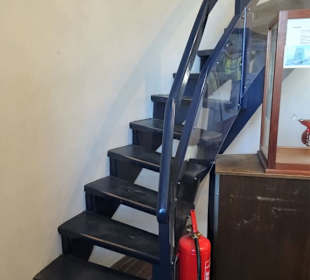 Treppenaufgang im Leuchtturm Travemünde