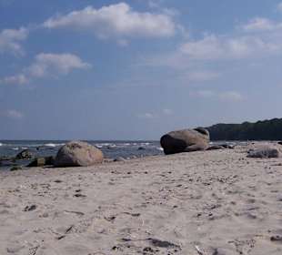 Strand direkt unterhalb der Kreidefelsen