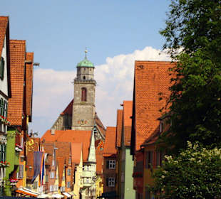 Einkaufsstrasse in Dinkelsbühl