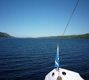Vom Boot auf Loch Ness