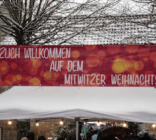 Eingang zum Weihnachtsmarkt Mitwitz
