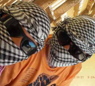 Fertig für die Wüste