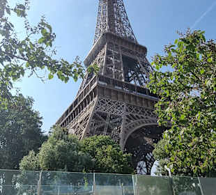 Der erste Blick zum Eiffel