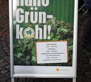 Aufsteller der Veranstaltung "Hallo Grünkohl"