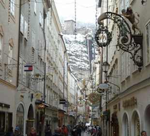 Die berühmte Getreidegasse