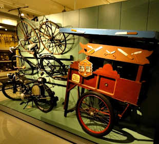 Wagen eines Scherenschleifers