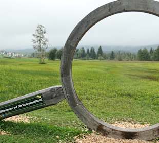 Unterwegs auf dem Moor-Erlebnis-Pfad von Inzell 