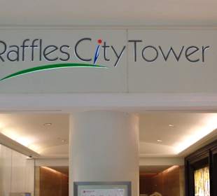 Eingang Raffles City Tower