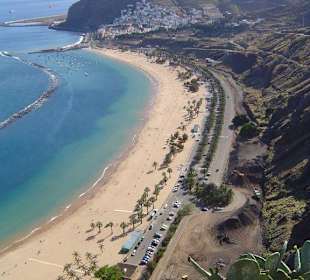 Blick auf den Teresitas Strand