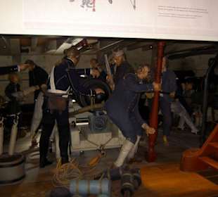 Szene aus dem Leben an Bord eines Segelschiffes