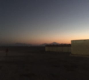 Fahrt bei Sonnenuntergang 