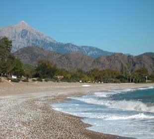 Strand bei  Olympos