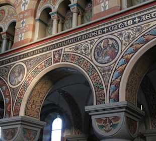 Prächtige bemalte Wände