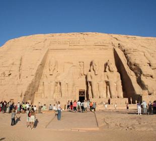 Abu Simbel, großer Tempel von Abu Simbel