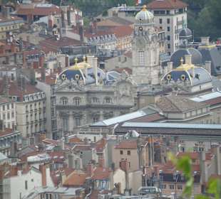 Vista al centro di Lione