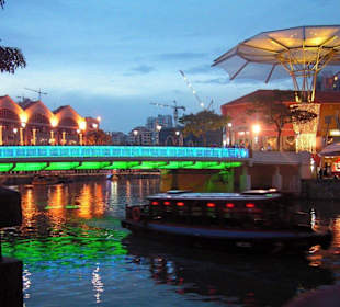 Clarke Quay Dämmerung