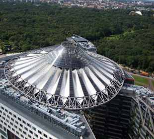 Sony Center von oben