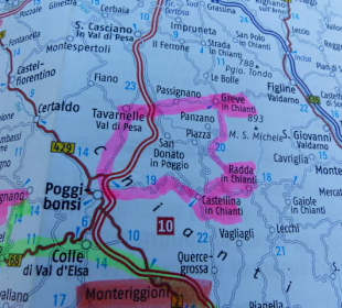 Fahrt durchs Chianti
