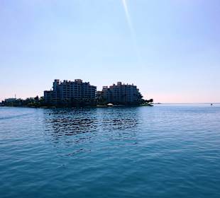 Blick auf Fisher Island