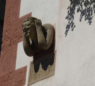 Detailansicht am Alten Rathaus von Bad Kissingen
