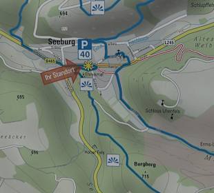 Wanderparkplatz Burgsteige Seeburg