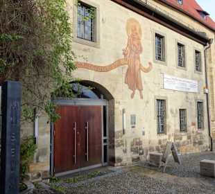 Eingang zum Stadtmuseum Saalfeld