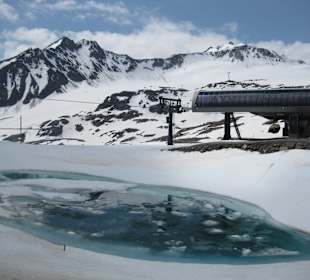 Blick auf den Gletscher