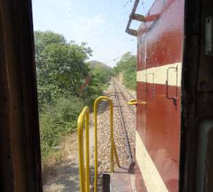 Auf der Lok im Füherstand in Deutschland unmöglich