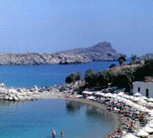 Die Paulus-Bucht im Hintergrund